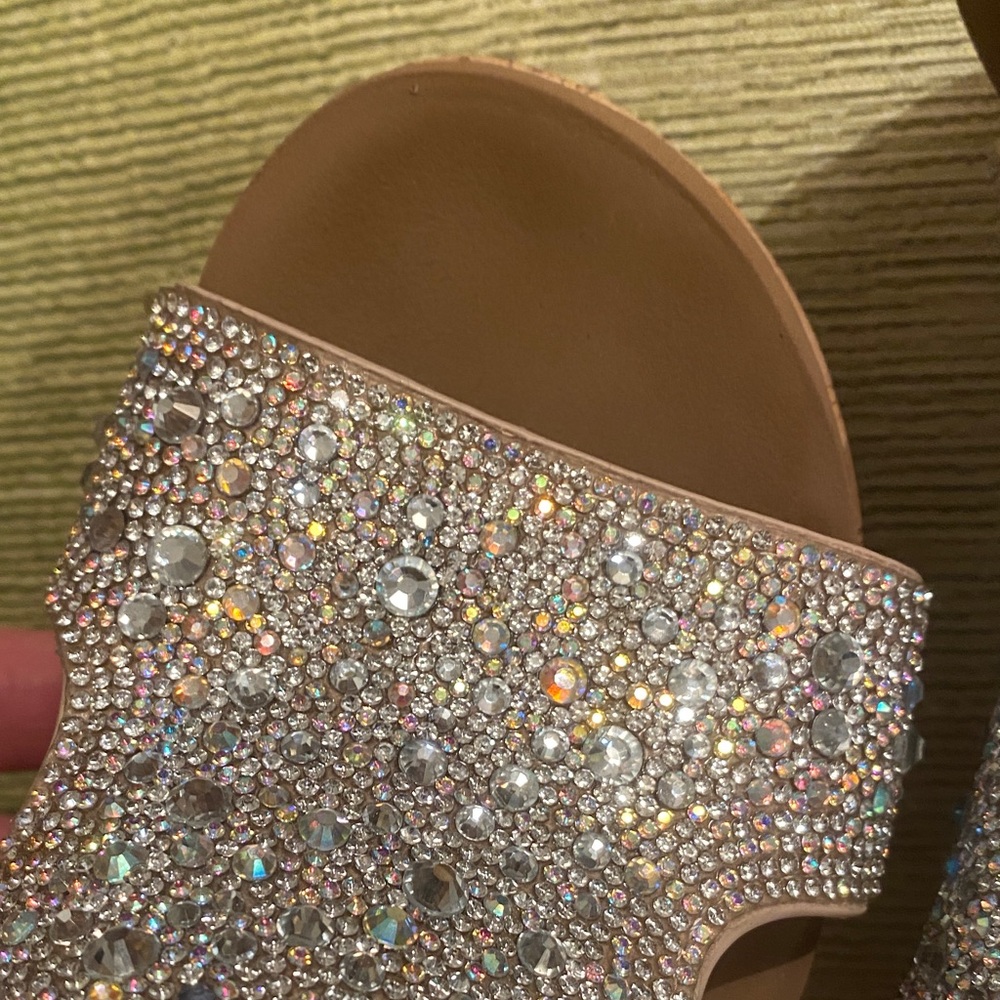 Corkys The Ashley Rhinestone Wedge Sandals. Size 6. Gorgeous Sandals! - Picture 13 of 15